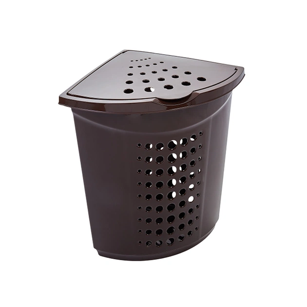 Кошик для білизни Алеана Кутовий Коричневий 45 л (алн 122051/коричневий) - picture 1