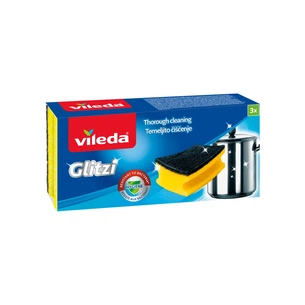 Губки кухонные Vileda Glitzi 3 шт. (3838447000331) изображение 1