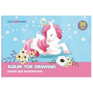 Альбом для малювання Cool For School на скобі CFS, 20 аркушів (CF60902-10) зображення 1