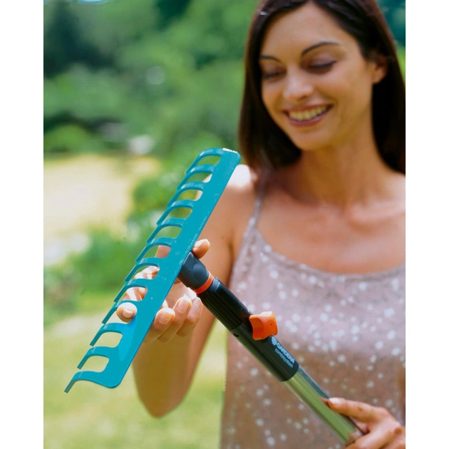 Граблі Gardena сталеві (арт.3177) + ручка дерев'яна 130 см (арт.3723) (03024-20.000.00) - picture 9