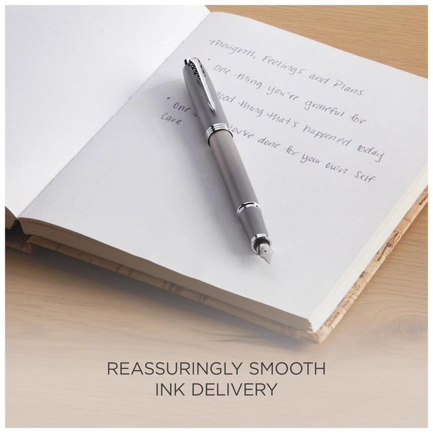 Ручка пір'яна Parker IM 17 Rituals Grey CT  FP F + Пакет Parker Rituals (29 211) - изображение 7