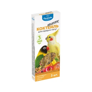 Ласощі для птахів Природа "Колосок" 90 г (мультифрукт, орех, цитрус) (4823082400980) зображення 1