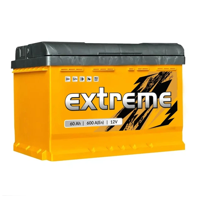 Акумулятор автомобільний Extreme 6CT-60 Аз (0) - зображення 1