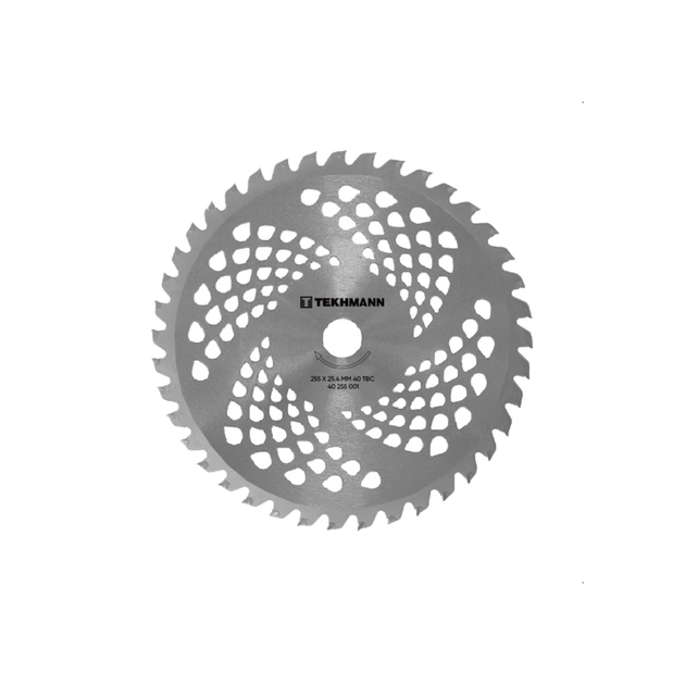 Ніж для тримера Tekhmann 255×25.4mm, 40TBC зубців (40255001) - зображення 1