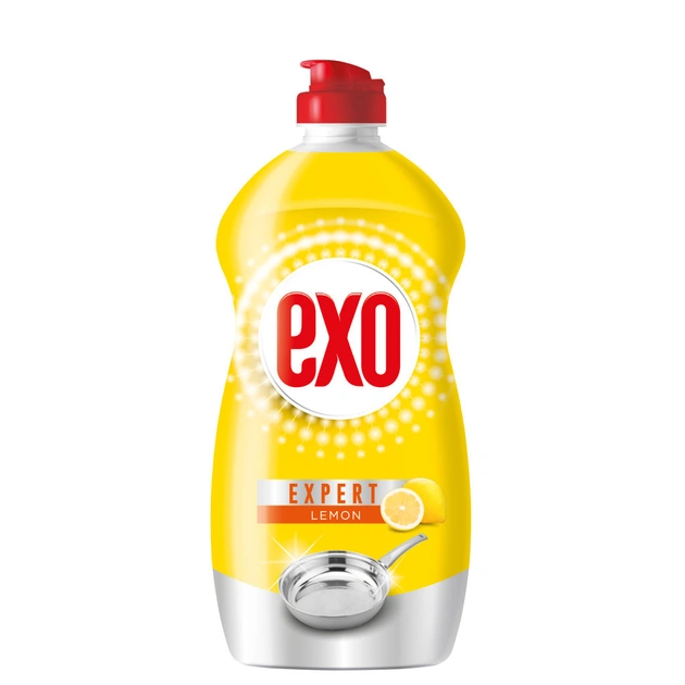 Засіб для ручного миття посуду Exo Expert Lemon 400 мл (3800024046698) - изображение 1