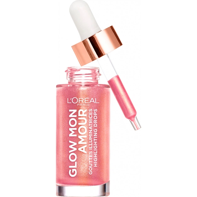 Хайлайтер L'Oreal Paris рідкий Glow Mon Amour 04 - Рожеве золото 15 мл (3600523707133) - picture 2