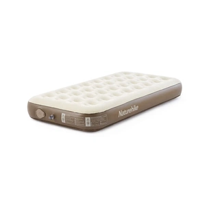 Матрац надувний Naturehike CNH23DZ10001 з помпою 186 х 100 см світло-коричневий (6976023929908) зображення 1