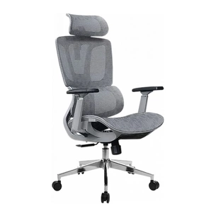 Офісне крісло GT Racer B-123A-S Gray зображення 1