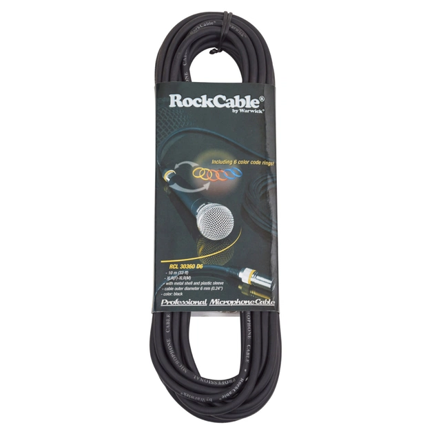 Мікрофонний кабель RockCable Microphone Cable 10m (RCL 30360 D6) - picture 3