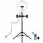 Набір блогера Puluz Ring USB RGBW LED lamp PKT3055B 10.2" + tripod 1.65 м (PKT3055B) - preview 1
