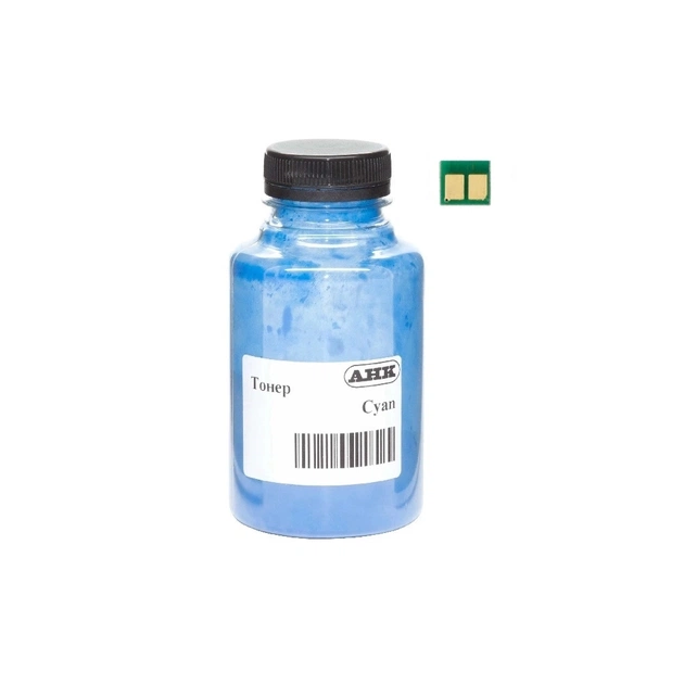 Тонер Canon LBP-850C/852i, 059 150г 7K Cyan chip АНК (50000588) - изображение 1