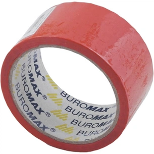 Скотч Buromax Packing tape 48мм x 35м х 43мкм, red (BM.7007-05) зображення 1