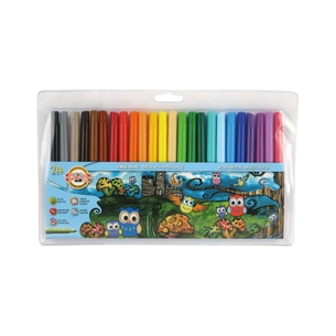 Фломастери Koh-i-Noor Совенята, 24 кольорів, блістер (1012ET/24) зображення 1