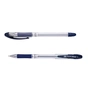 Ручка масляна Buromax MaxOFFICE, 0,7 мм, гум. грип, пласт. корпус, сині чорнила (BM.8352-01) - зменшене зображення 1