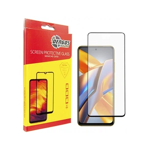 Скло захисне Dengos Full Glue Poco M5s (black) (TGFG-301) зображення 1