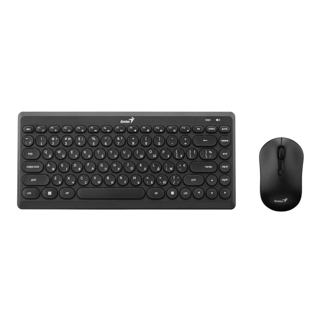 Комплект Genius LuxeMate Q-8000 Wireless UA Black (31340013414) - зображення 1