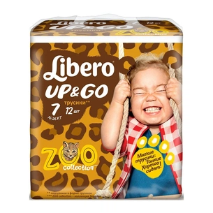 Підгузки Libero Up&Go 7 (16-26 кг) 12 шт (7322540599381) зображення 1