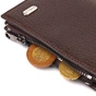 Гаманець Canpellini З натуральної шкіри Коричневий (21674) - зменшене зображення 7