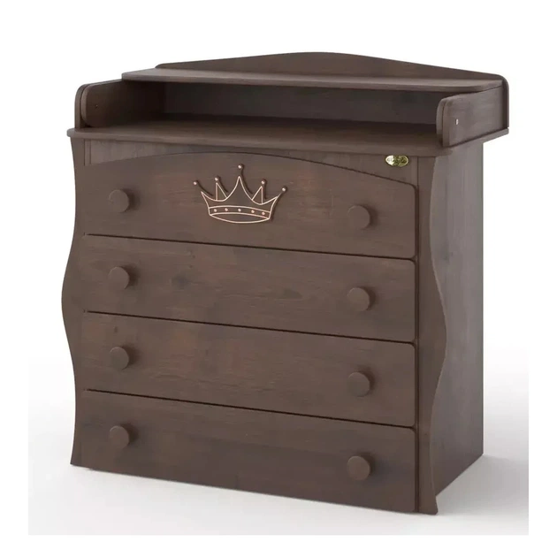 Комод-пеленатор Angelo Корона (горіх) 90х51х90 (19008) - picture 1