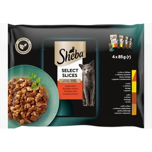 Влажный корм для кошек Sheba SHEBA m''yasne as. v sousi 13*4*85g (4770608257385) изображение 1
