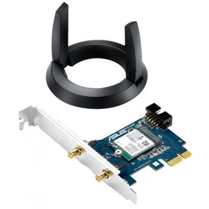 Мережева карта Wi-Fi ASUS PCE-AC55BT-B1 зображення 1