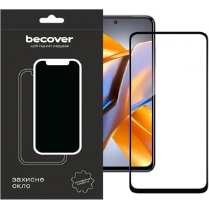 Скло захисне BeCover Tecno Spark 10 Pro (KI7) Black (709268) зображення 1