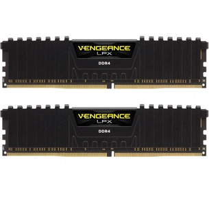 Модуль пам'яті для комп'ютера DDR4 32GB (2x16GB) 3200 MHz Vengeance LPX Black Corsair (CMK32GX4M2E3200C16) зображення 1