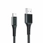 Дата кабель USB 2.0 AM to USB-C 1.2m Black Grand-X (FC-12B) - уменьшенное изображение 3