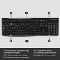 Клавіатура Logitech K270 Wireless UA Black (920-003738) - зменшене зображення 6