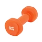 Гантель PowerPlay PP_4103 вінілова 1 кг Помаранчева (PP_4103_1kg) - зменшене зображення 3