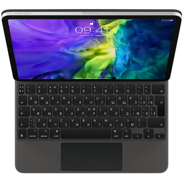 Чохол до планшета Apple Magic Keyboard for 11-inch iPad Pro (2nd generation) - Russian (MXQT2RS/A) - изображение 1