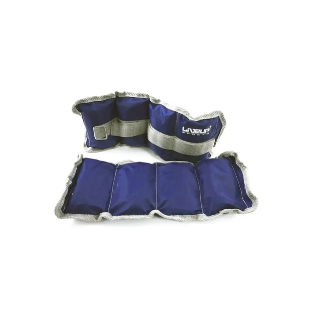 Обважнювач LiveUp Wrist/Ankle Weights LS3011-1 2 шт по 1 кг синій (6951376126303) - picture 1