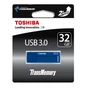 USB флеш накопичувач Toshiba 32GB Daichi Blue USB 3.0 (THN-U302B0320M4) - зменшене зображення 3