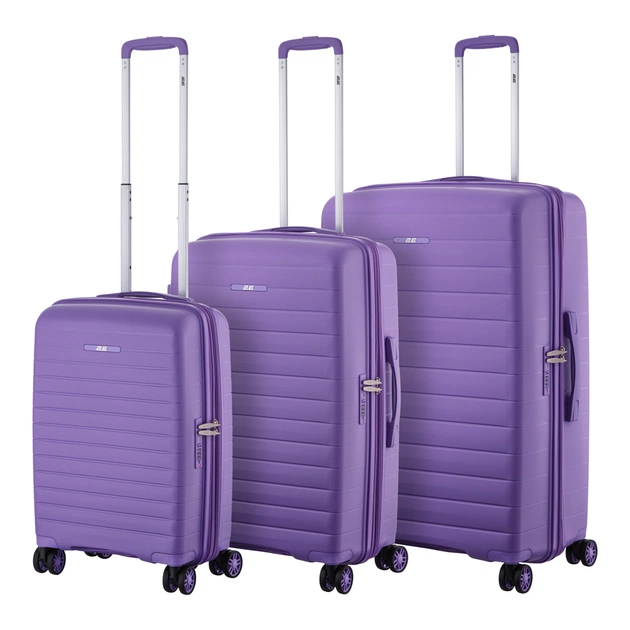 Набір валіз 2E Aero (L+M+S), лавандові (2E-SPP-AERO-SET3-LV) - зображення 2