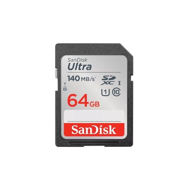 Карта памяти SanDisk 64GB SD class 10 UHS-I Extreme Ultra (SDSDUNB-064G-GN6IN) - изображение 1