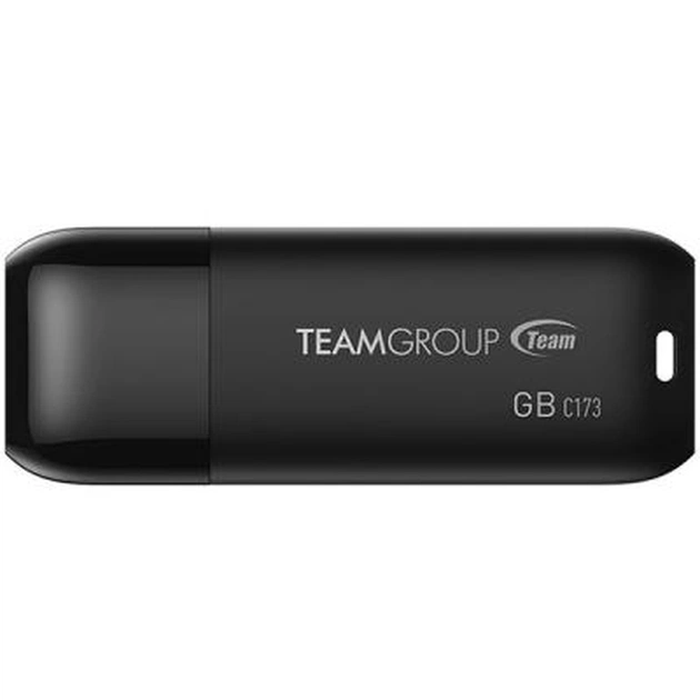 USB флеш накопичувач Team 8GB C173 Pearl Black USB 2.0 (TC1738GB01) - зображення 1