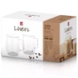 Набір чашок Bergner Coffee & Tea lovers 400 мл 2 шт (BG-20116-MM) - зменшене зображення 3
