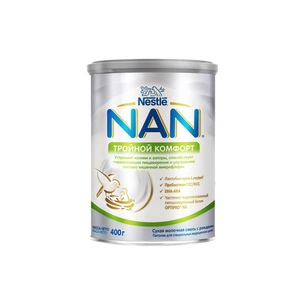 Дитяча суміш Nestle NAN Потрійний комфорт з народження, 400 г (7613035351462) изображение 1