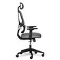 Офісне крісло Mealux Leo Air Dark Grey (Y-543 KBG) - зменшене зображення 4