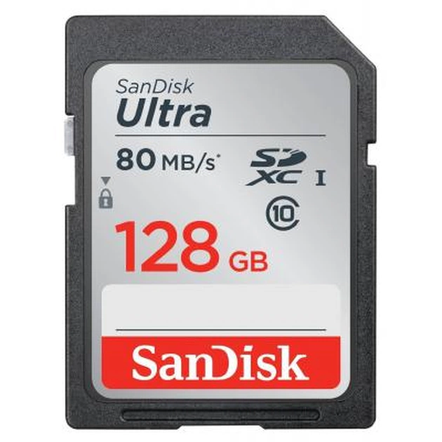 Карта пам'яті SanDisk 128GB SDXC Class 10 UHS-I (SDSDUNC-128G-GN6IN) - изображение 1