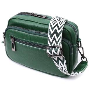 Сумка Vintage З натуральної шкіри Зелена (22639) зображення 1