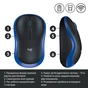 Мишка Logitech M185 blue (910-002239) - зменшене зображення 4