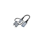 Переходник OTG USB 3.0 AF to USB-C + Micro 5P + Lightning 0.11m 60W XoKo (XK-AC-155) - уменьшенное изображение 1