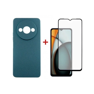 Чохол до мобільного телефона Dengos Xiaomi Redmi A3 + Glass Green (DG-KM-90) зображення 1