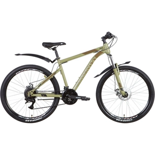 Велосипед Discovery 26" Trek AM DD рама-13" 2022 Dark Grey/Blue (OPS-DIS-26-470) зображення 1