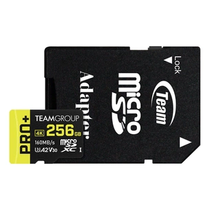 Карта пам'яті Team 256GB microSDXC class 10 UHS-I U3 V30 A1 Pro+ (TPPMSDX256GIA2V3003) зображення 1