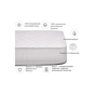 Наматрацник MirSon № 966 Natural Line Стандарт Cotton 100x200 см (2200000836427) - зменшене зображення 3
