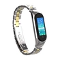 Ремінець до фітнес браслета XoKo Metal Premium Band для Xiaomi Mi band 5 Silver-Gold (XK-MTL-SLRGD) - зменшене зображення 3