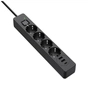 Мережевий фільтр живлення ColorWay 4 розетки/3USB 5M (CW-CHE435PDB) - зменшене зображення 3