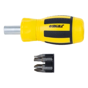 Викрутка Sigma з реверсом MINI c бітами 6шт CrV (4001811) изображение 1
